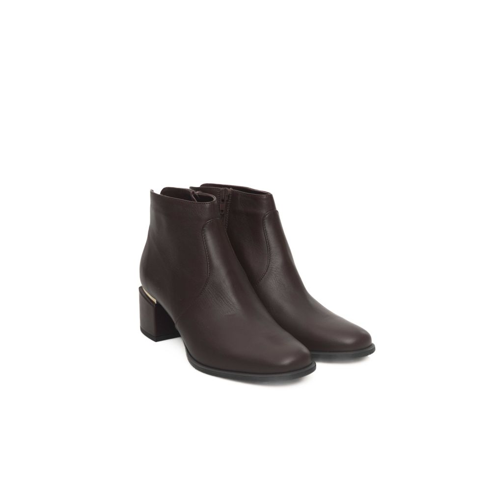 Cerruti 1881 Burgundy Cowhide Women's Boots
