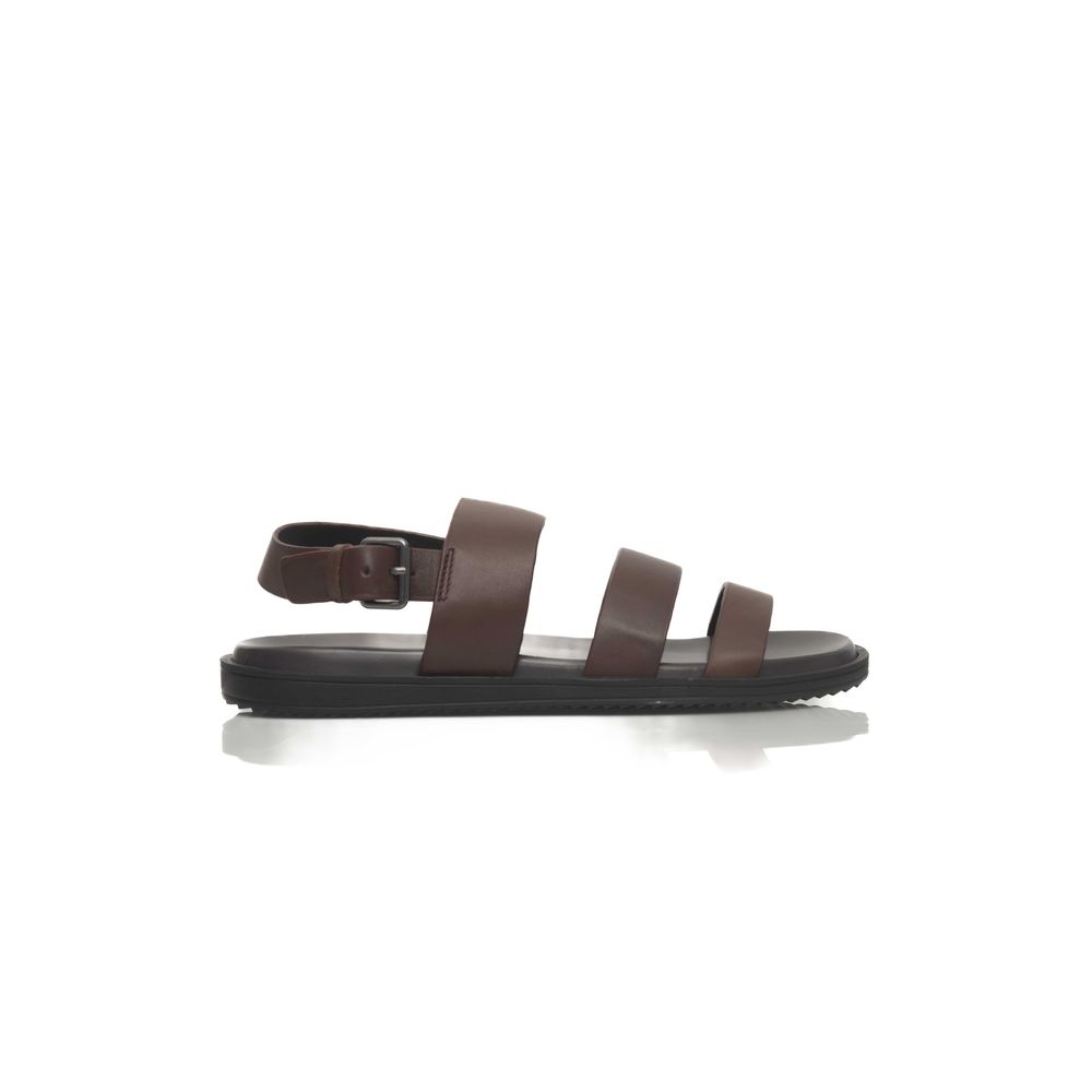 Cerruti 1881 Braune Rindsleder Herren Sandale