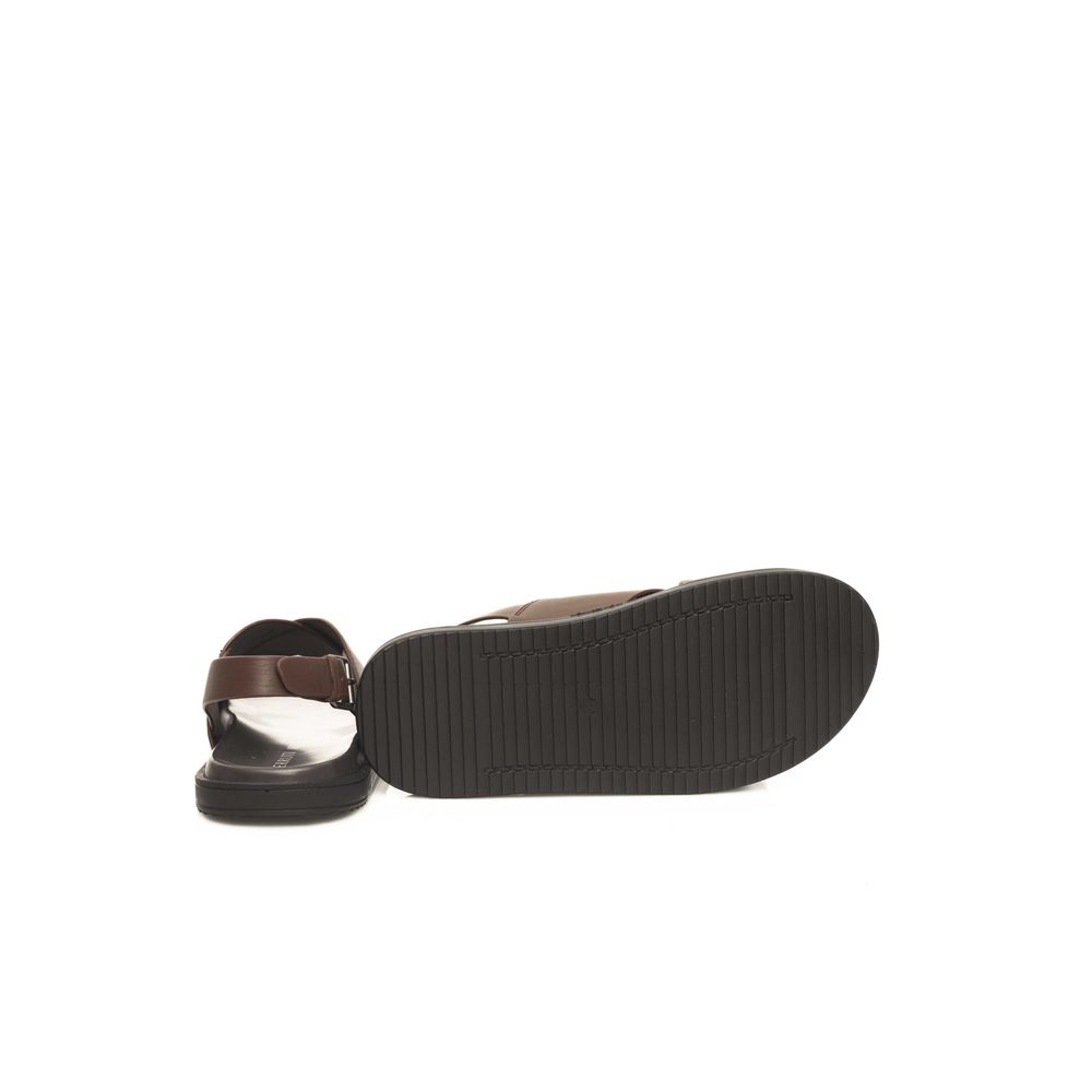 Cerruti 1881 Brown Cowhide Men's Sandal