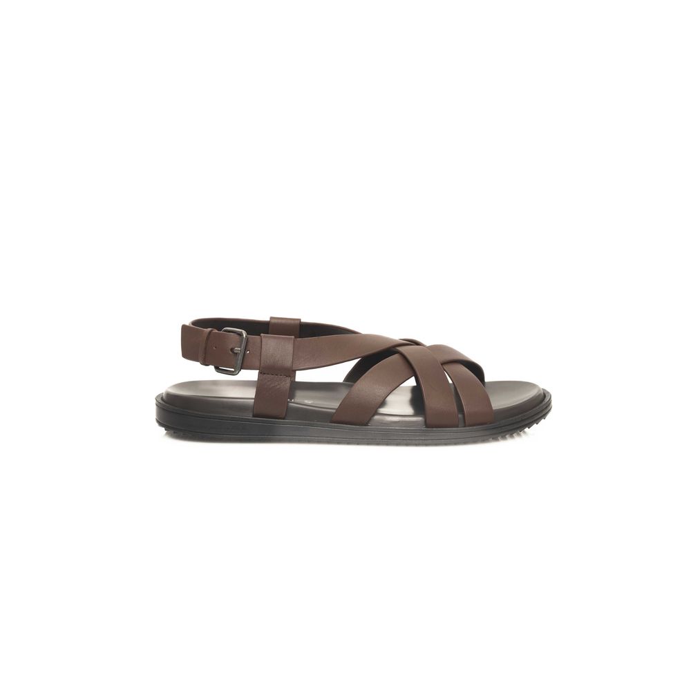 Cerruti 1881 Men's Brown Cowhide Sandals