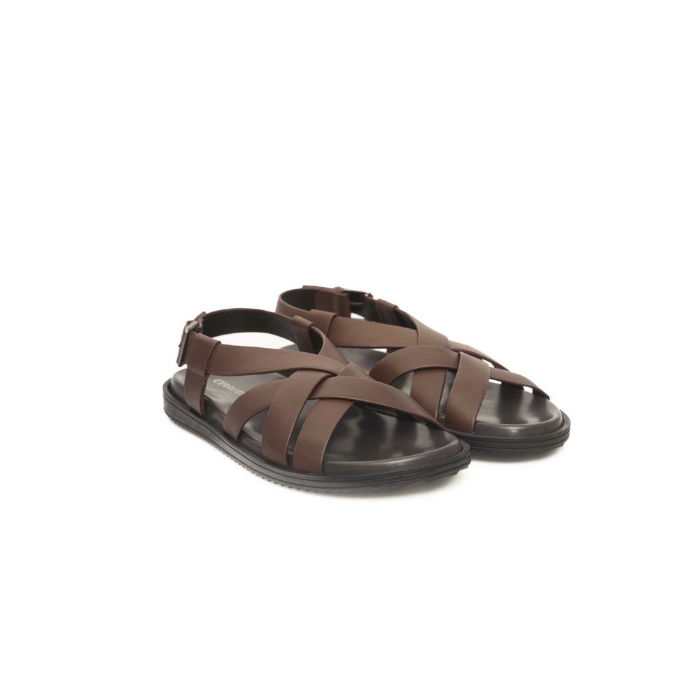 Cerruti 1881 Men's Brown Cowhide Sandals
