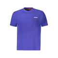 Napapijri Blaues Baumwoll-T-Shirt für Herren