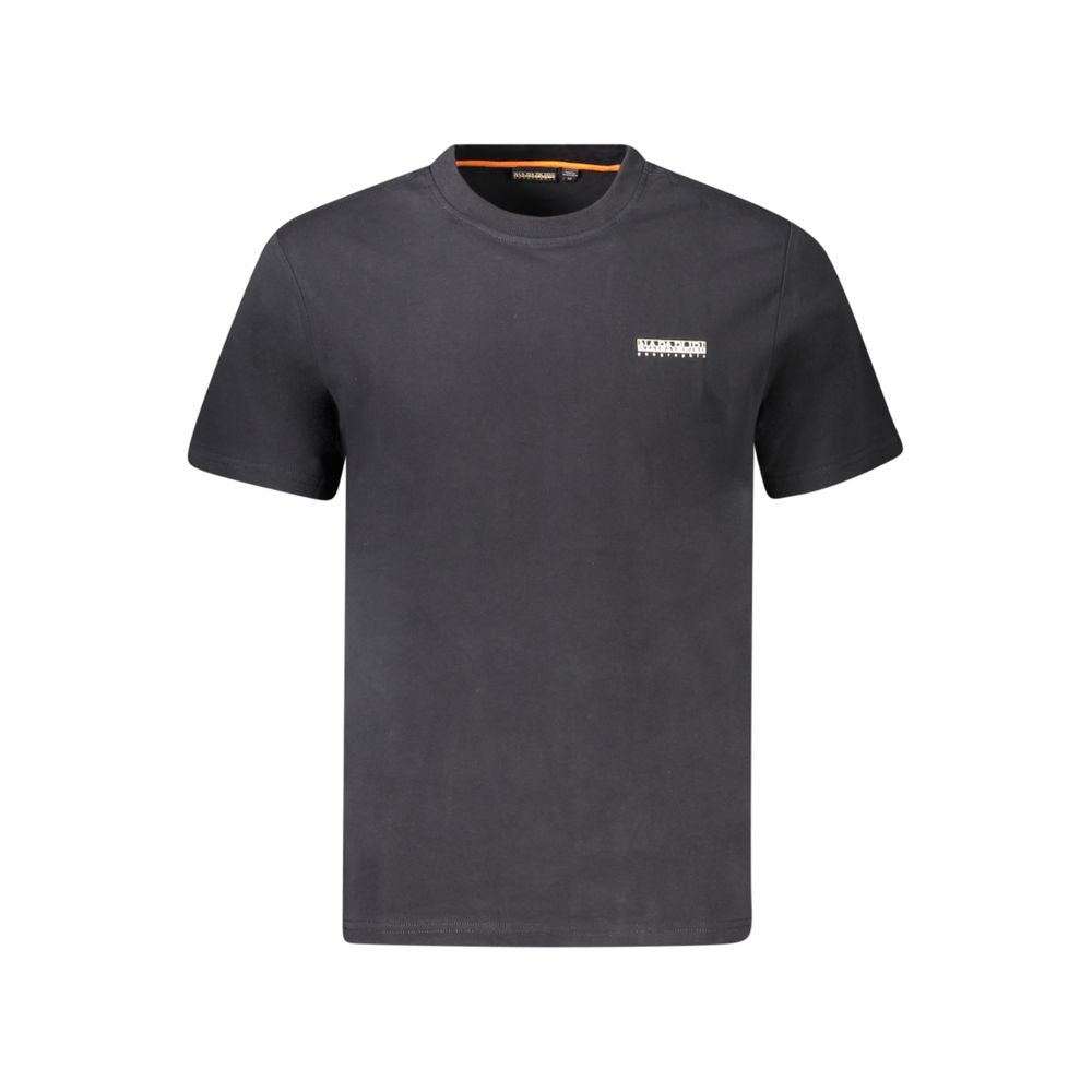 Napapijri Black Cotton Men's T-Shirt