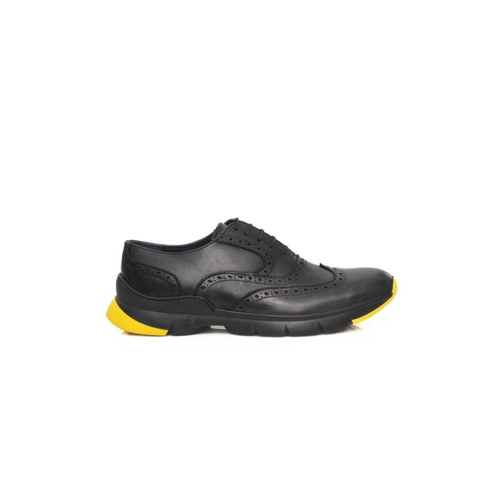 Cerruti 1881 Grauer Rindsleder Herren Oxford-Schuh