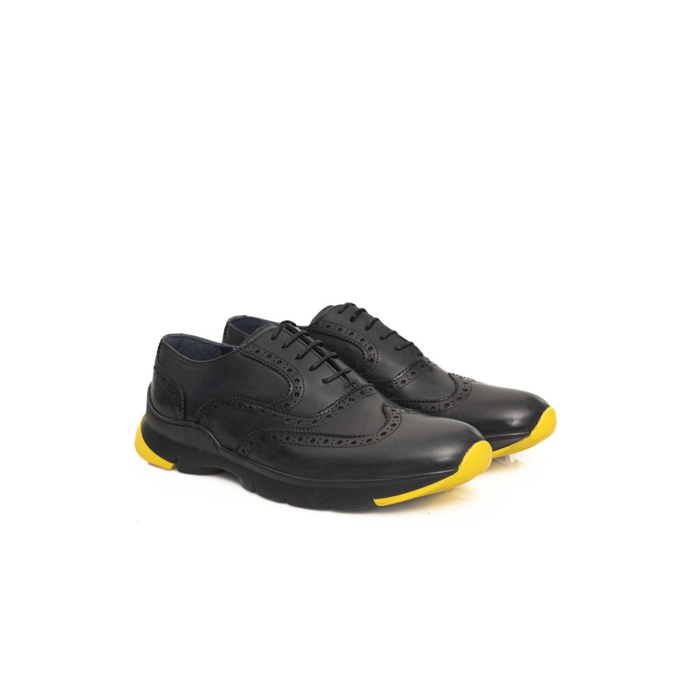 Cerruti 1881 Grey Cowhide Men's Oxford Shoe