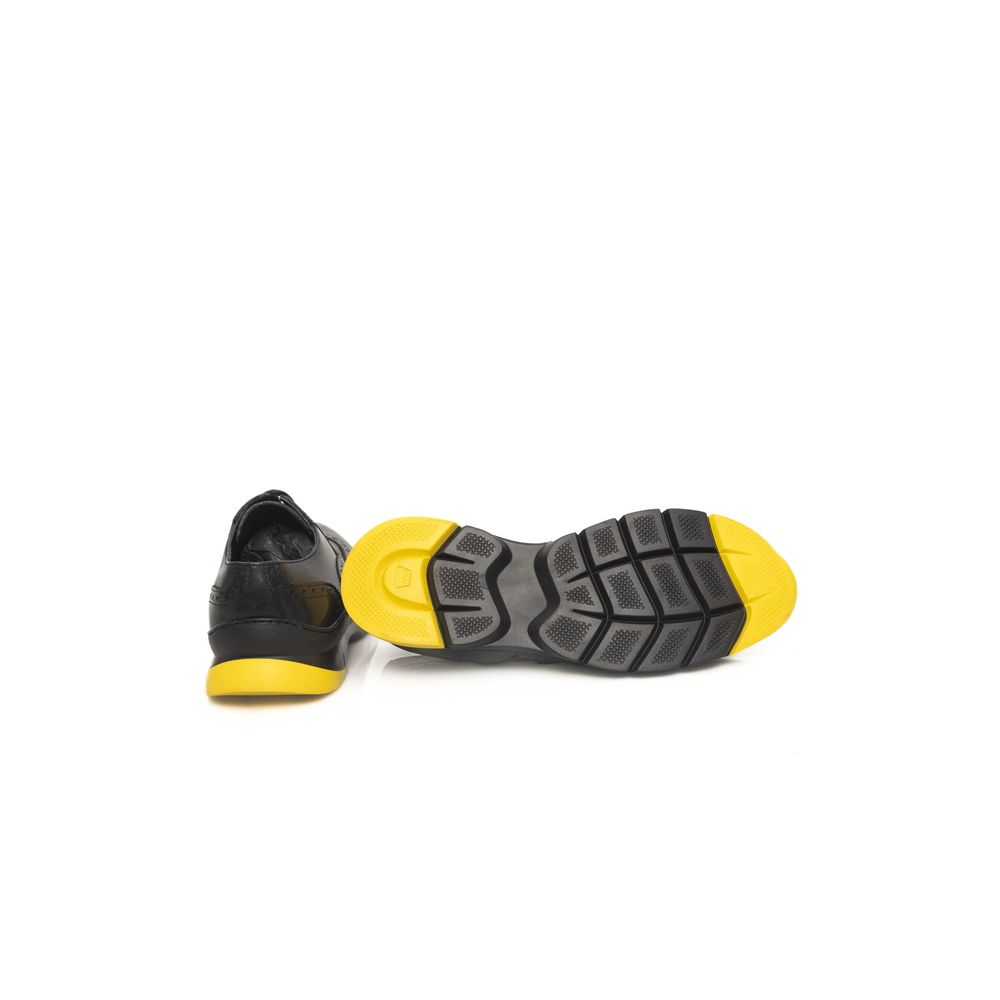 Cerruti 1881 Grauer Rindsleder Herren Oxford-Schuh