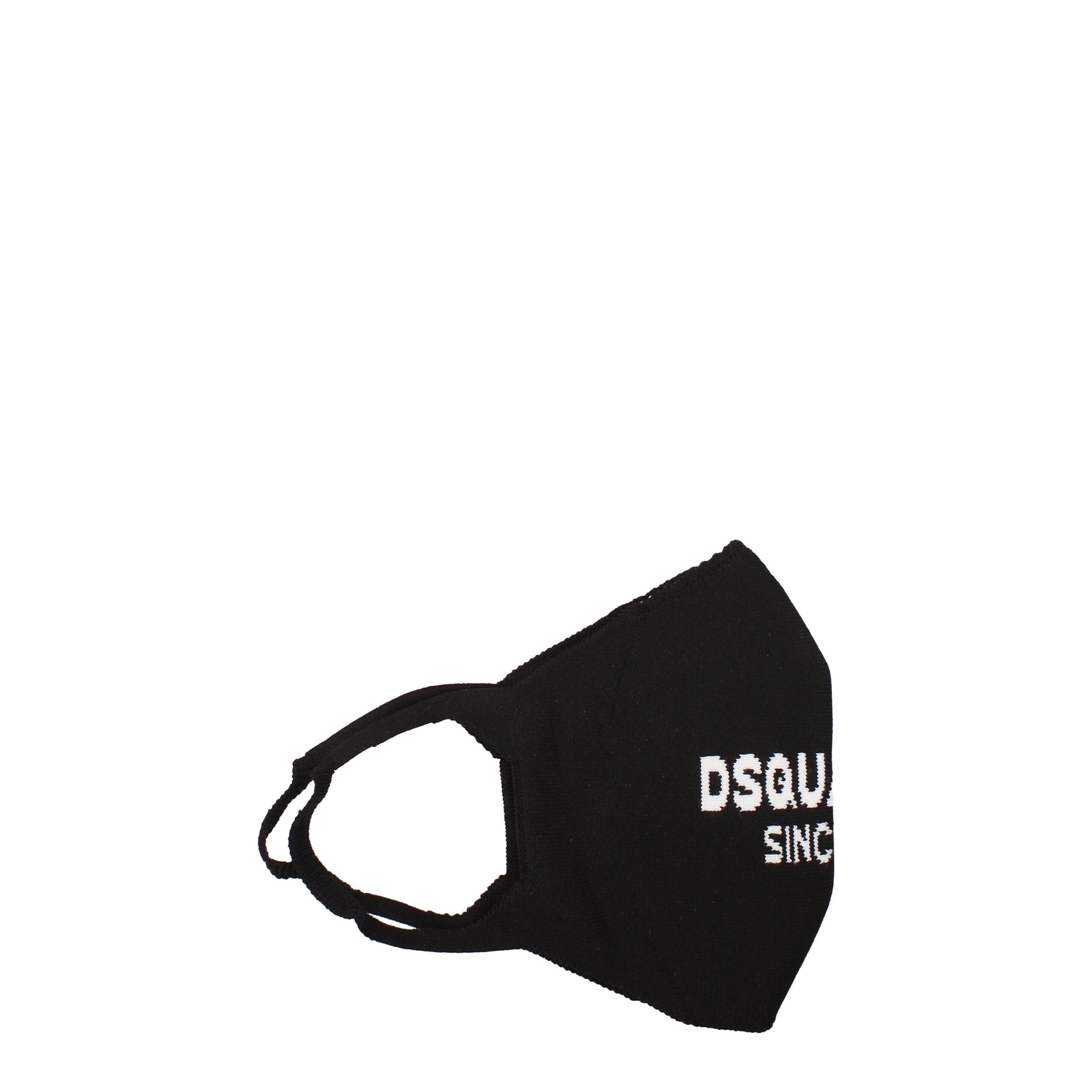 Dsquared² Black Polypropylene Face Mask