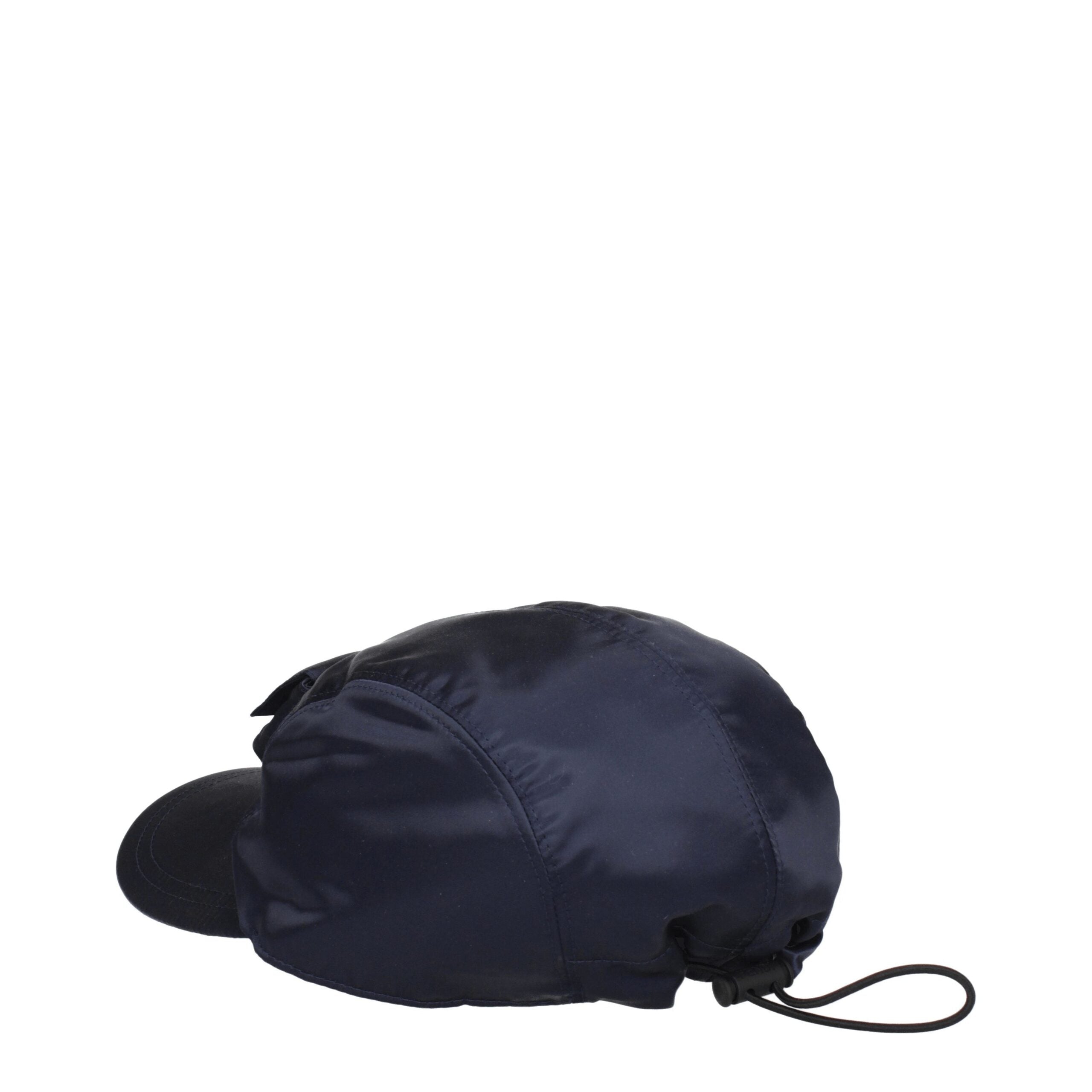 Fendi Blaue Polyamid-Kappe (Baseball-Cap)