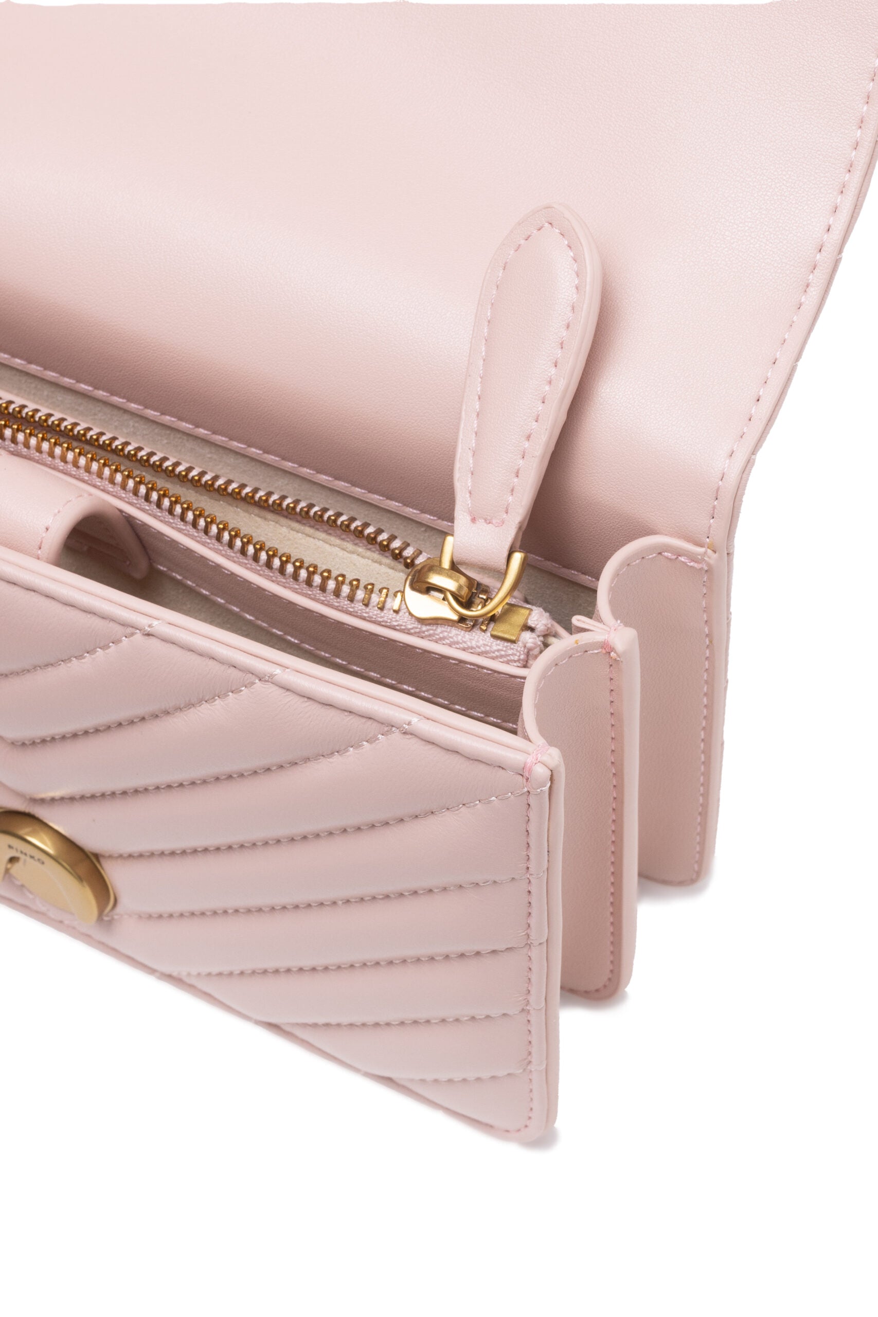 PINKO Powder Pink Love One Mini Umhängetasche