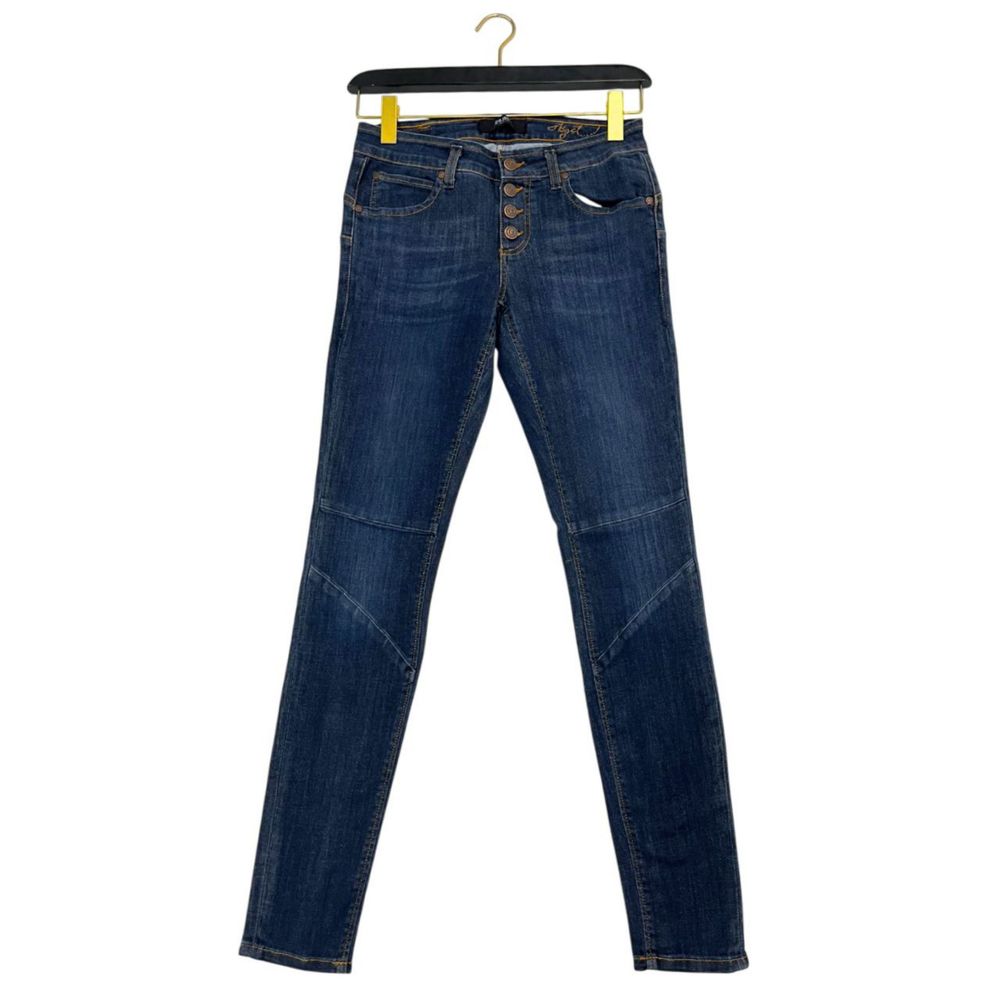Object Women's Cotton Jeans in Blue
