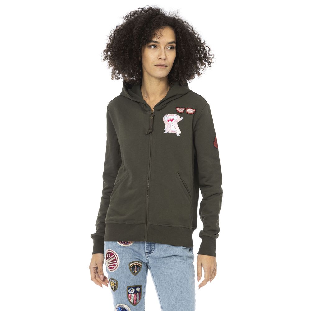 Mr&Mrs Italy Green Women's Cotton Hoodie