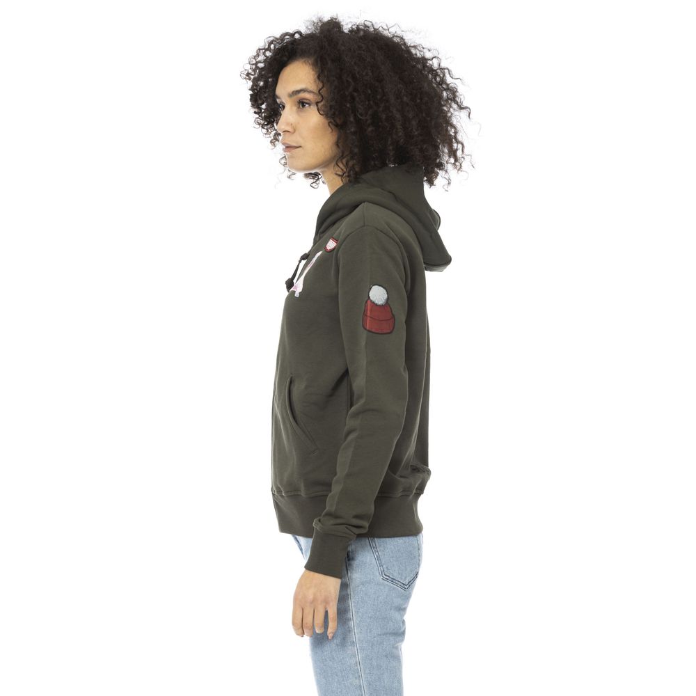 Mr&Mrs Italy Green Women's Cotton Hoodie