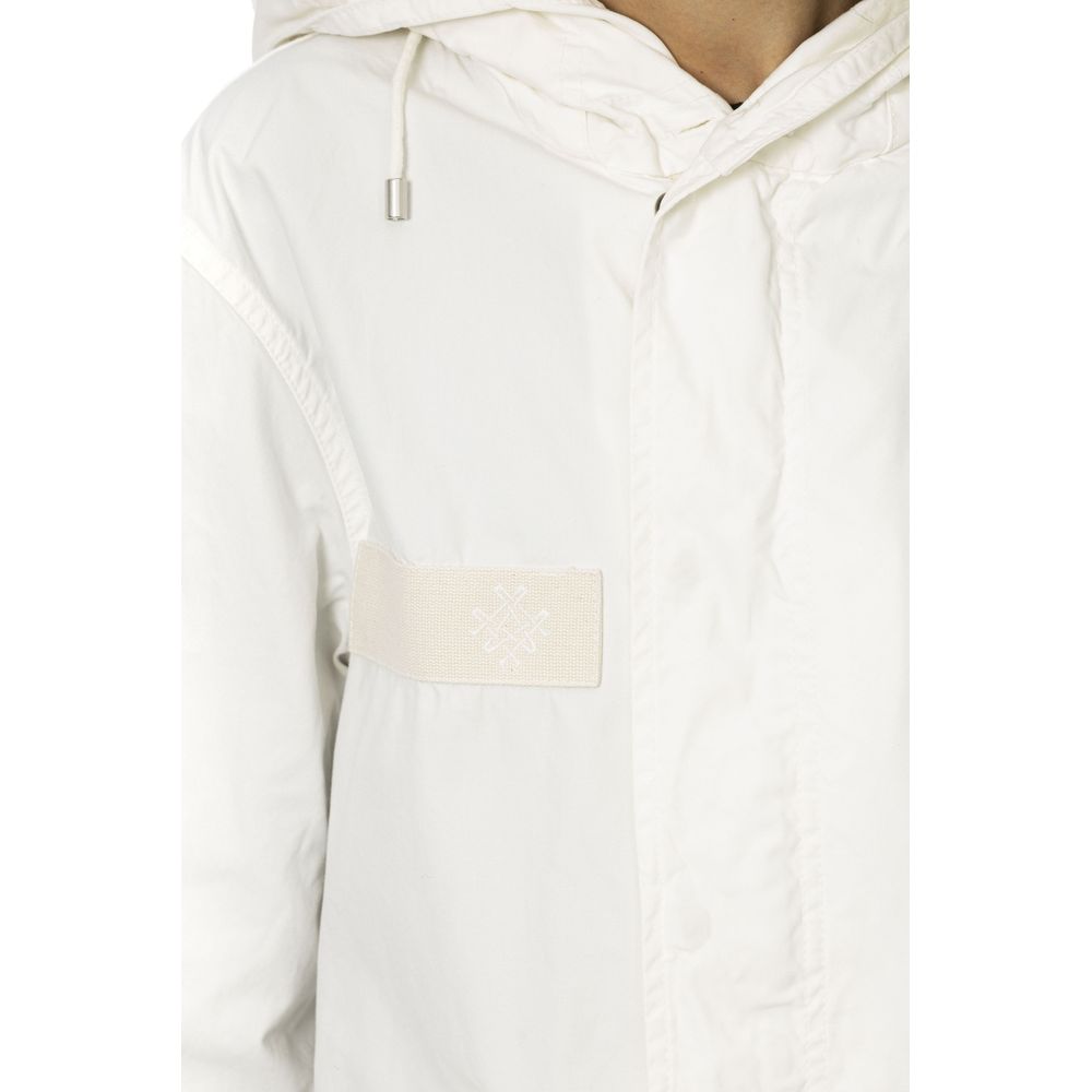 Mr&Mrs Italy White Cotton Women's Parka