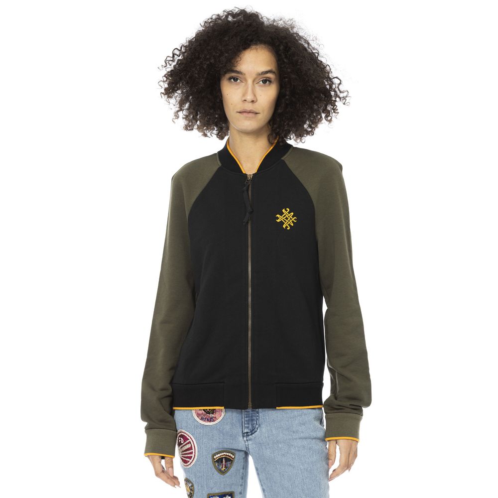 Mr & Mrs Italy Women's Black Cotton Sweater