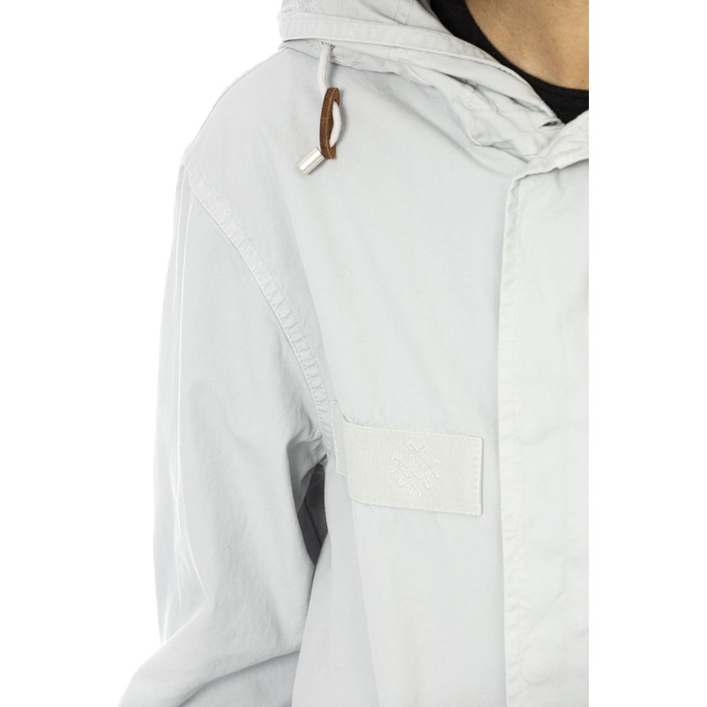 Mr&Mrs Italy Women's Silver Cotton Parka Jacket