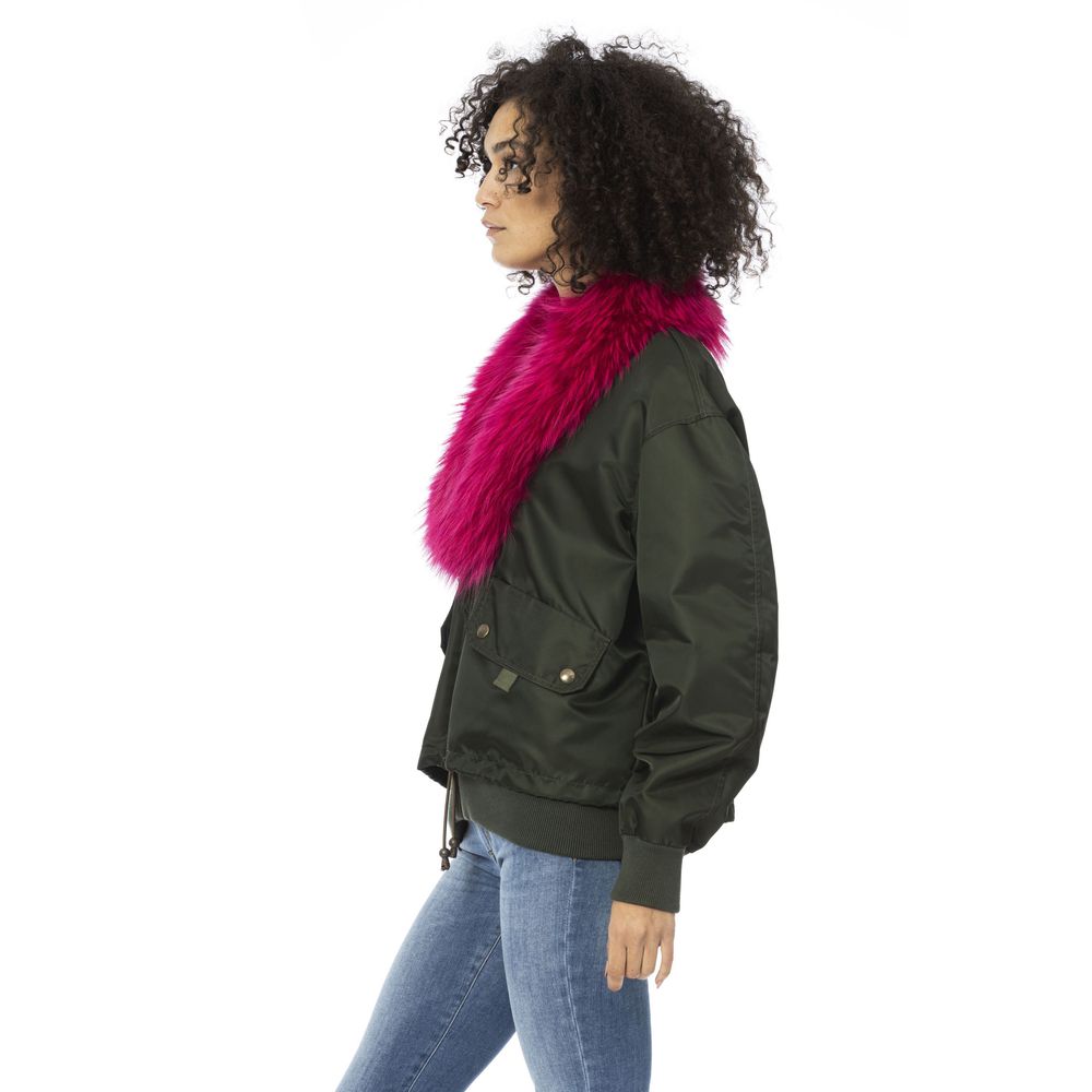 Mr&Mrs Italy Grüne Polyamid Damen Bomberjacke