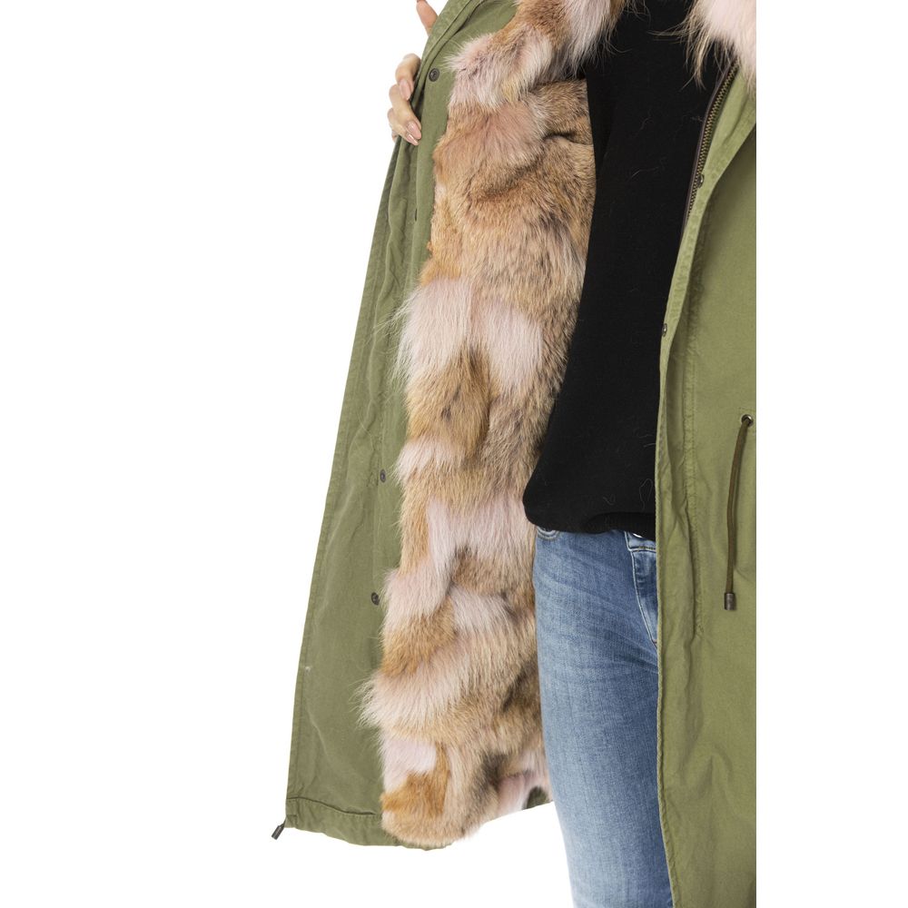Mr&Mrs Italy Baumwollparka für Damen im Army-Look