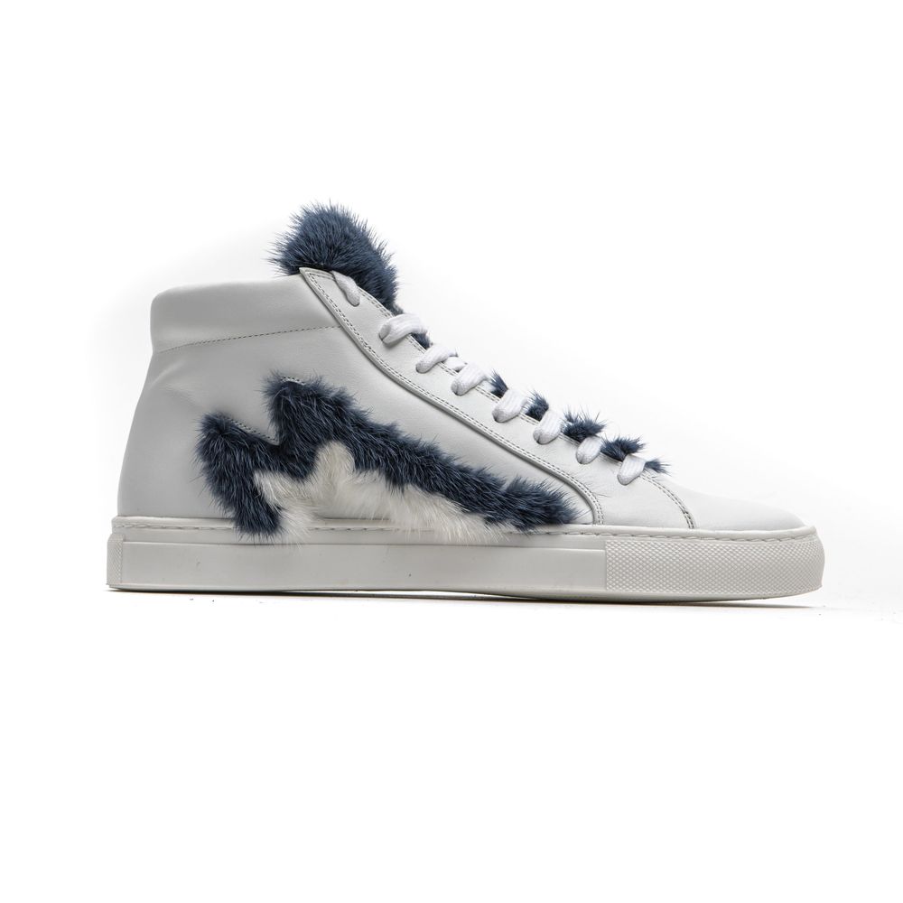 Mr&Mrs Italy White Leather Women's Sneakers