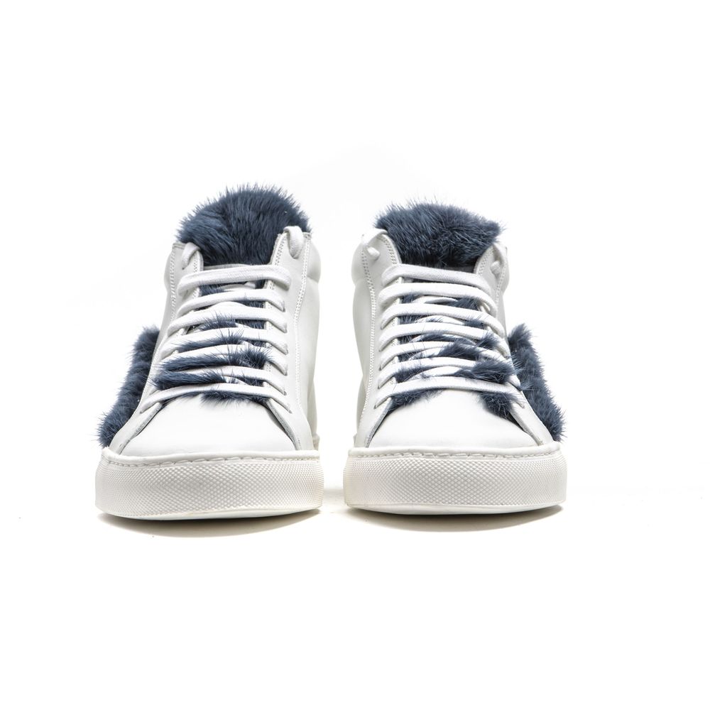 Mr&Mrs Italy White Leather Women's Sneakers