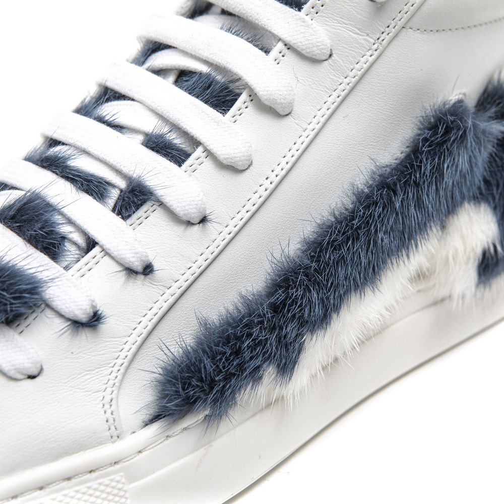 Mr&Mrs Italy White Leather Women's Sneakers