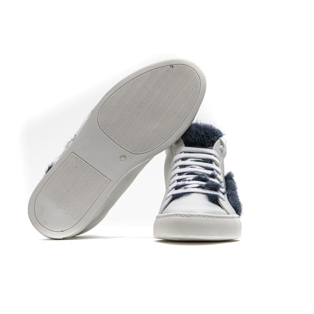 Mr&Mrs Italy White Leather Women's Sneakers