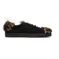 Mr&Mrs Italy Schwarzes Leder Damen Sneaker