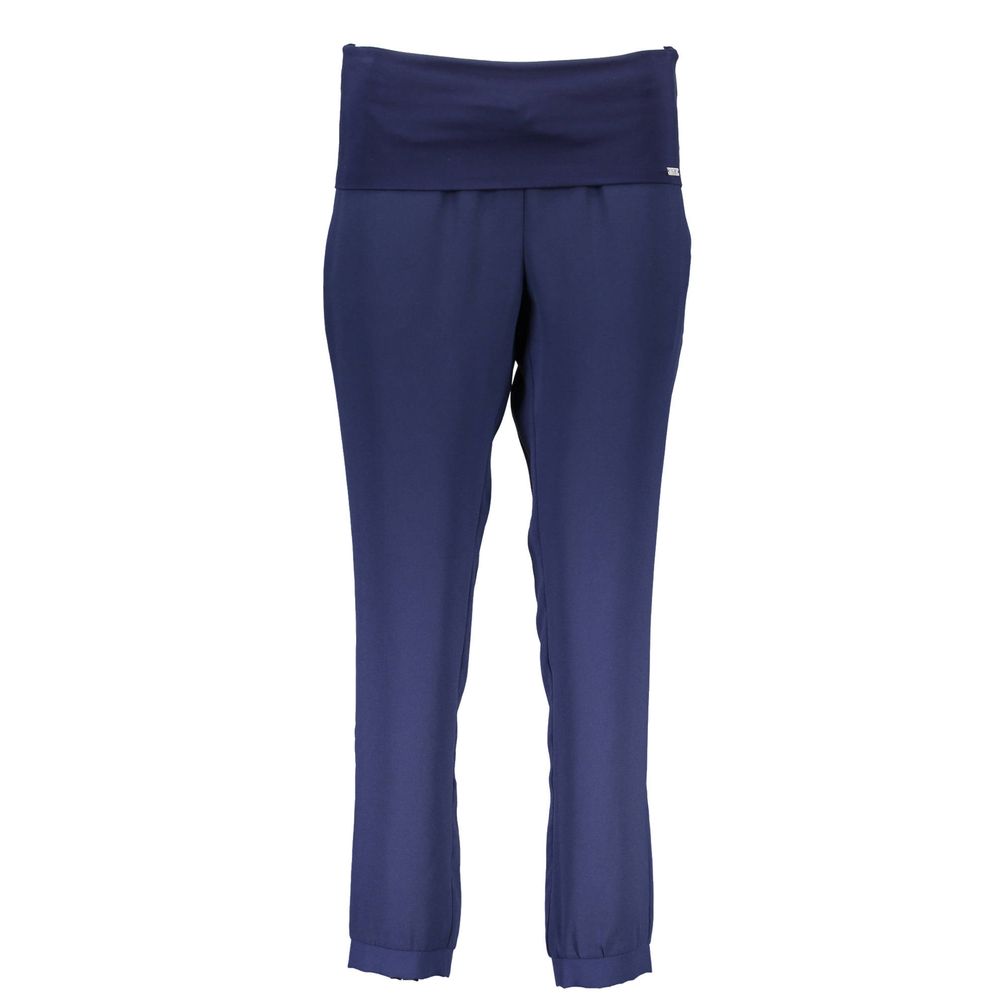 Liu Jo Blue Polyester Trousers