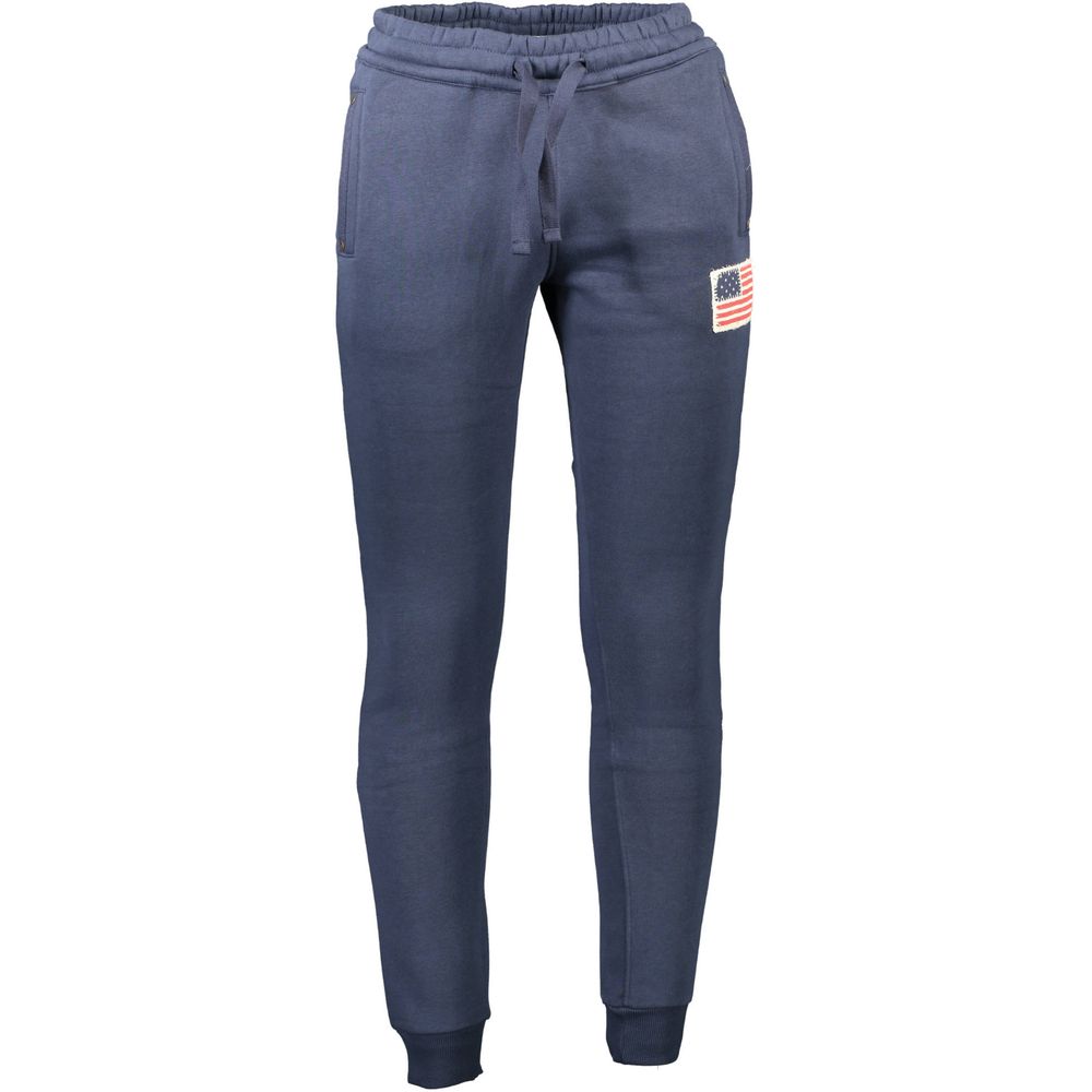 U.S. POLO ASSN. Blue Cotton Trousers