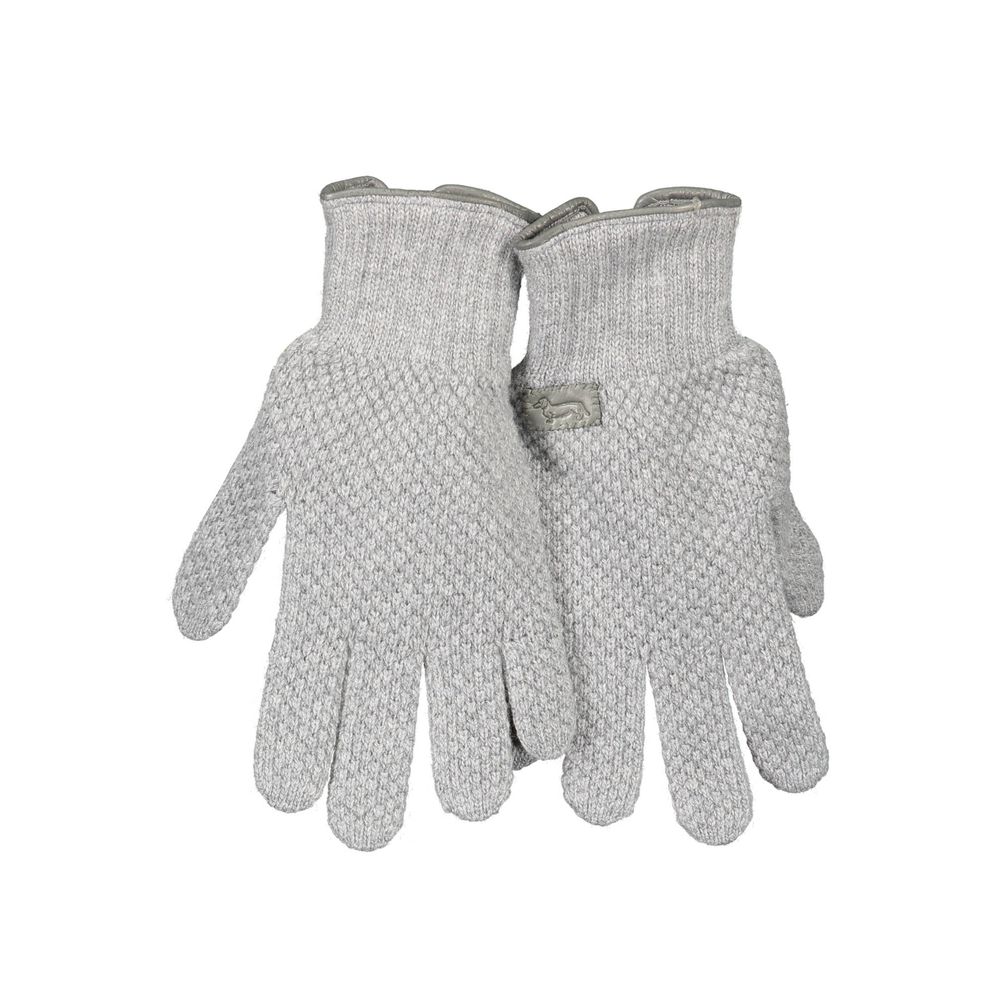 Harmont & Blaine gray wool gloves