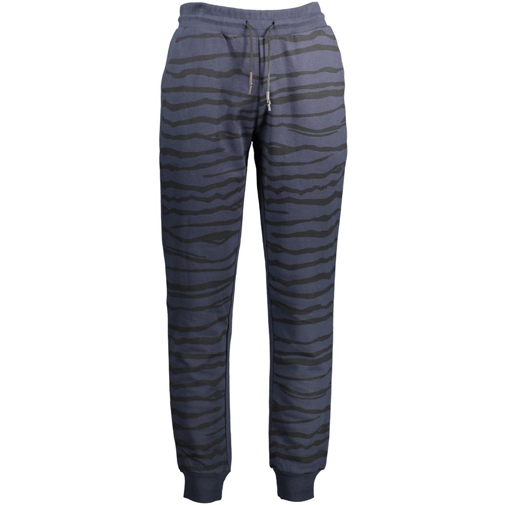 Cavalli Class Blue Cotton Trousers