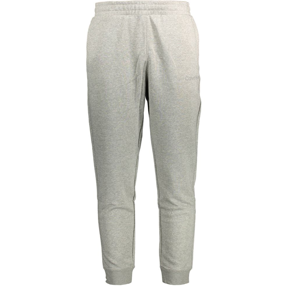 Calvin Klein Grey Cotton Trousers