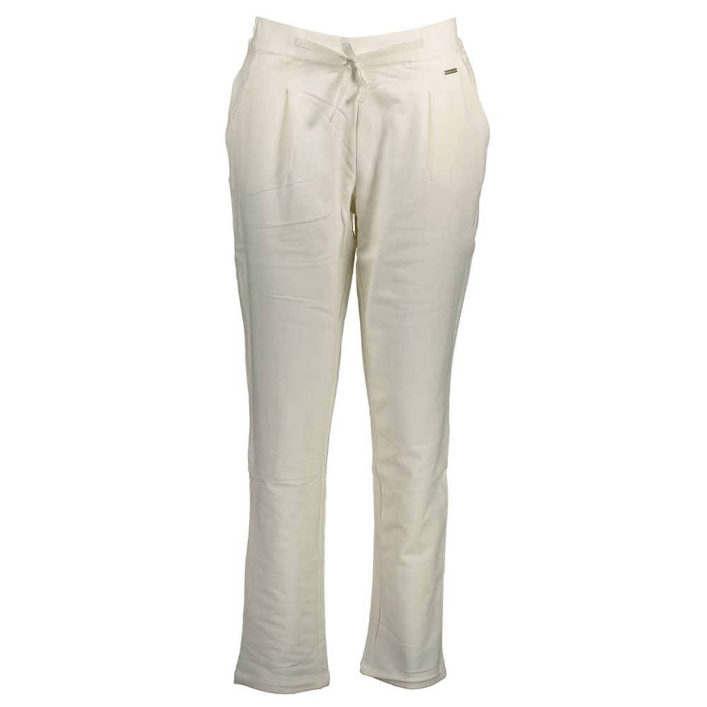 U.S. POLO ASSN. White Cotton Trousers
