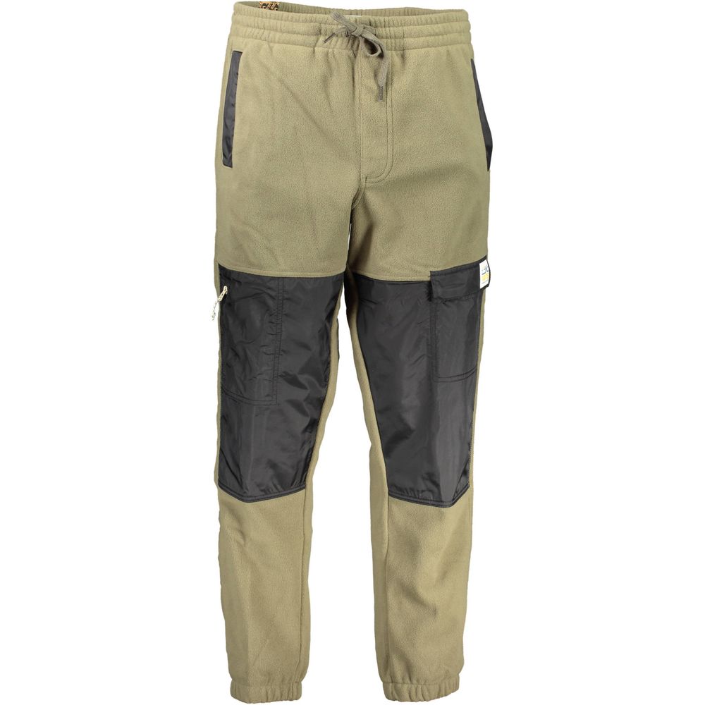 Vans Green Polyester Trousers