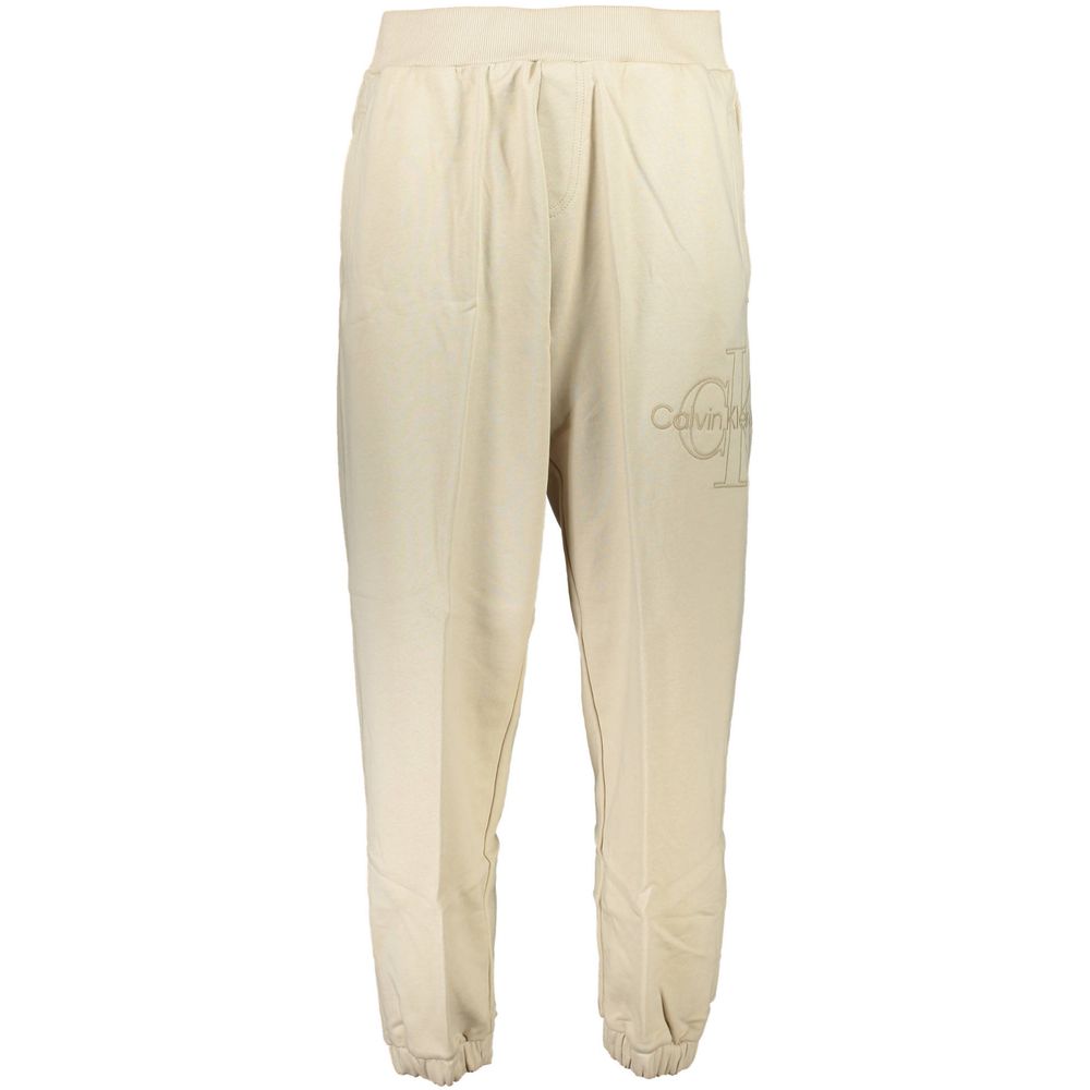 Calvin Klein Beige Baumwollhose