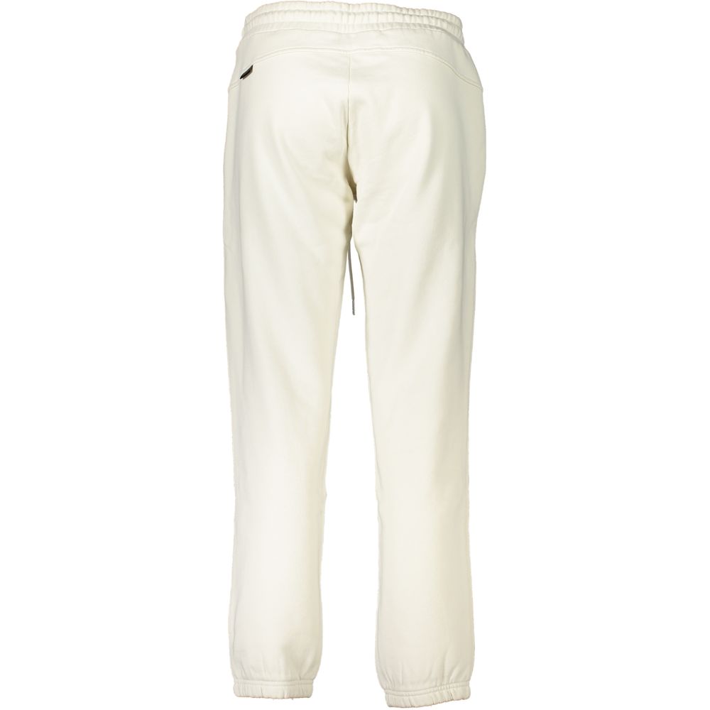 Napapijri White Cotton Trousers