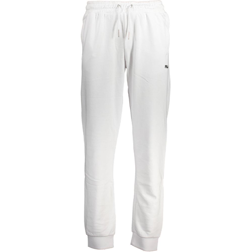 Fila White Cotton Trousers