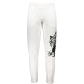 Cavalli Class Bianco Cotton Herren-Jogginghose