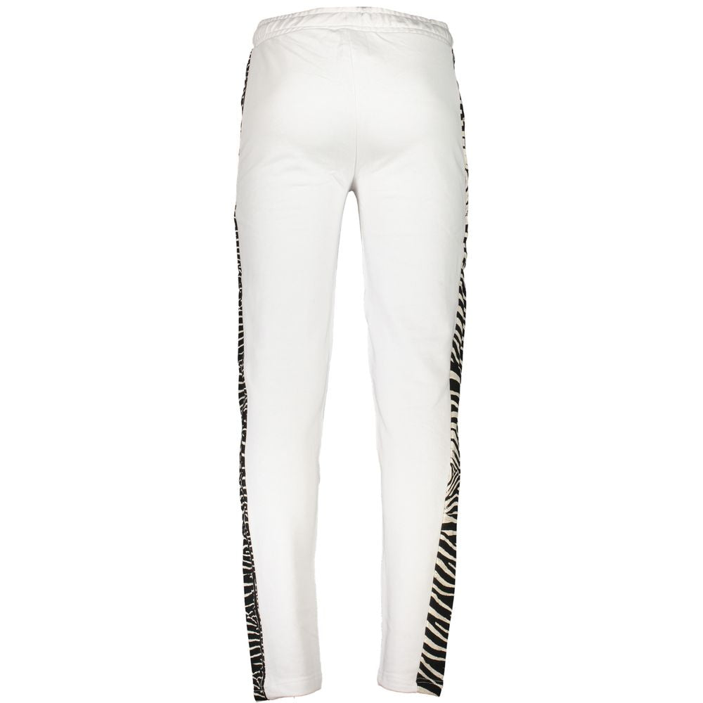 Cavalli Class Weiße Herren-Sweatpant aus Baumwolle