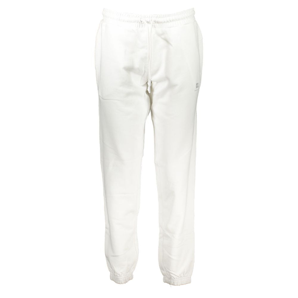 Napapijri White Cotton Trousers