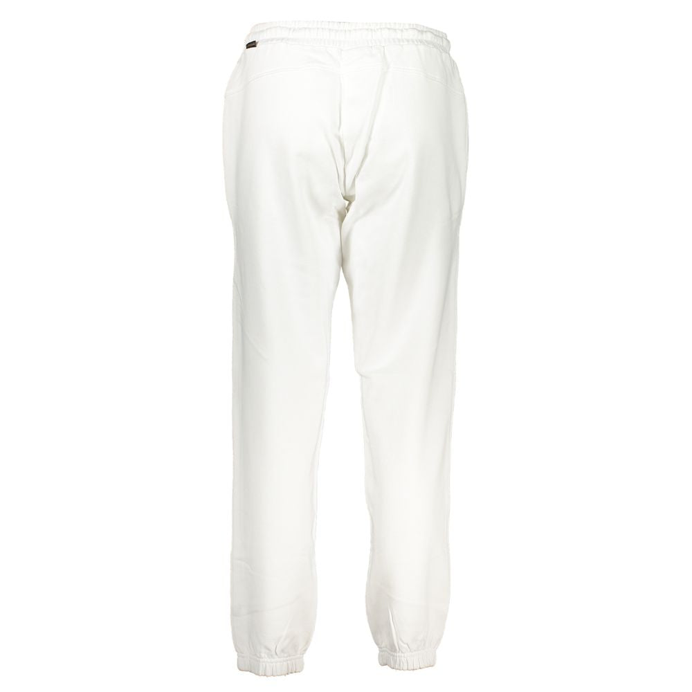 Napapijri White Cotton Trousers