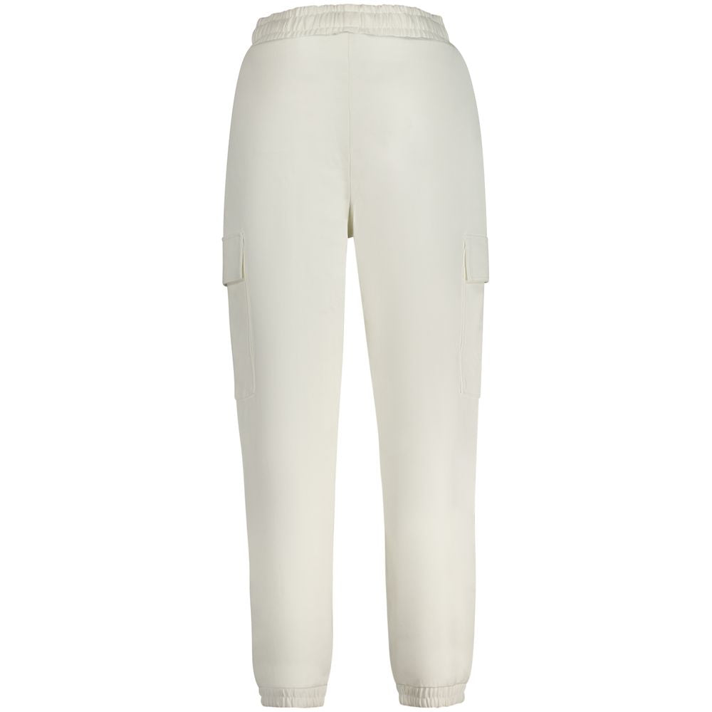 Guess Jeans White Cotton Trousers