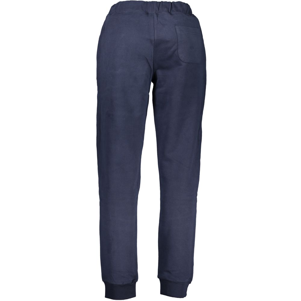 La Martina Blue Cotton Trousers