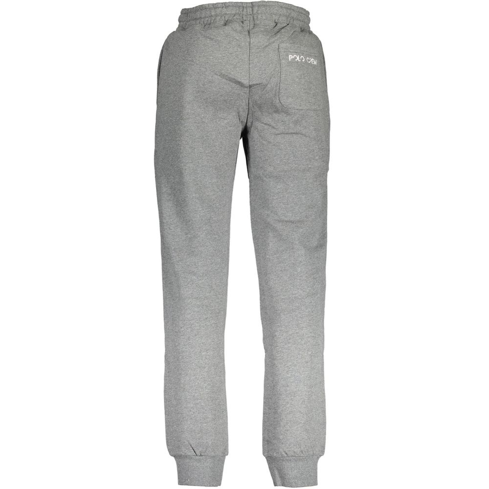 La Martina Grey Cotton Trousers