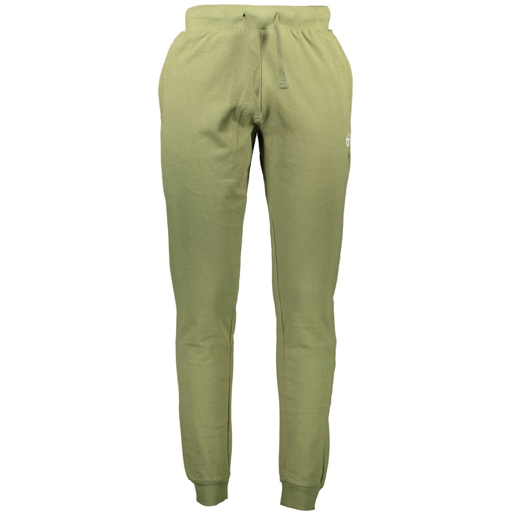 Sergio Tacchini Grüne Baumwoll-Sporthose