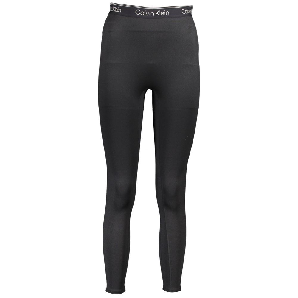 Calvin Klein Black Polyester Trousers