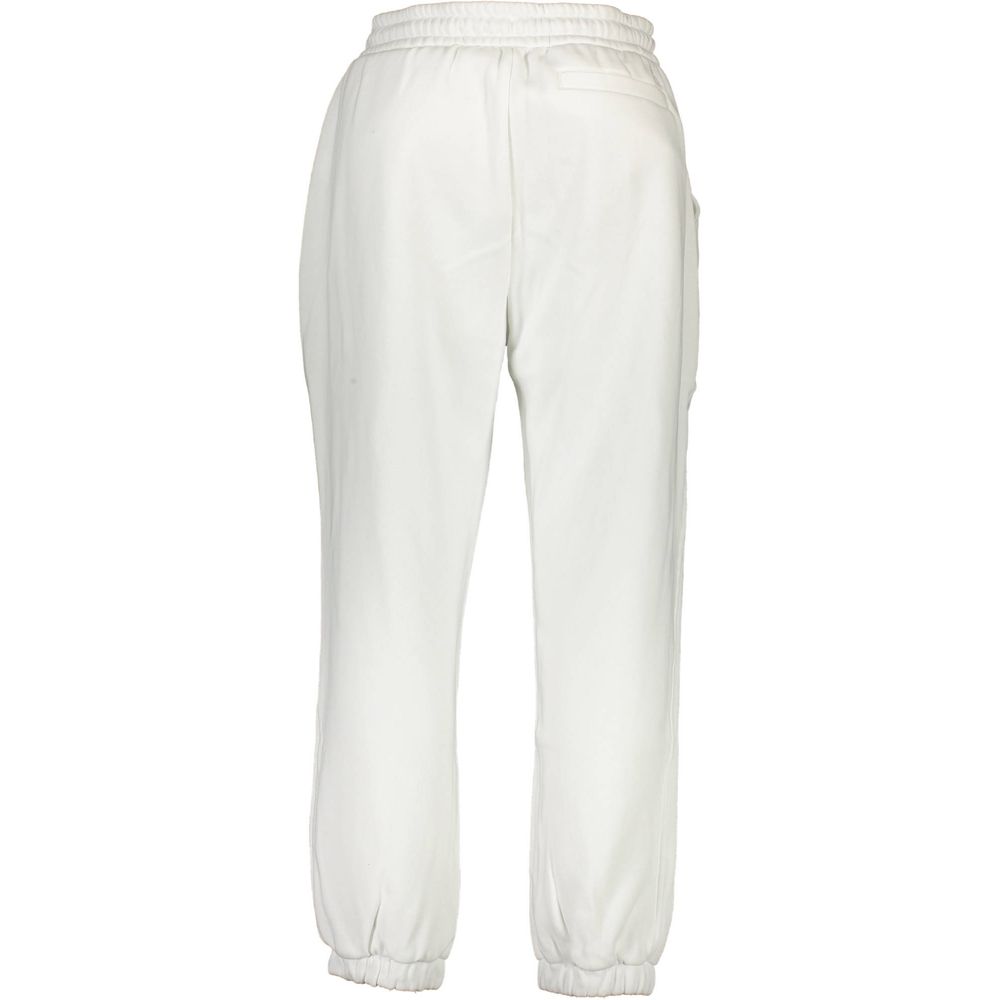 Calvin Klein White Cotton Trousers