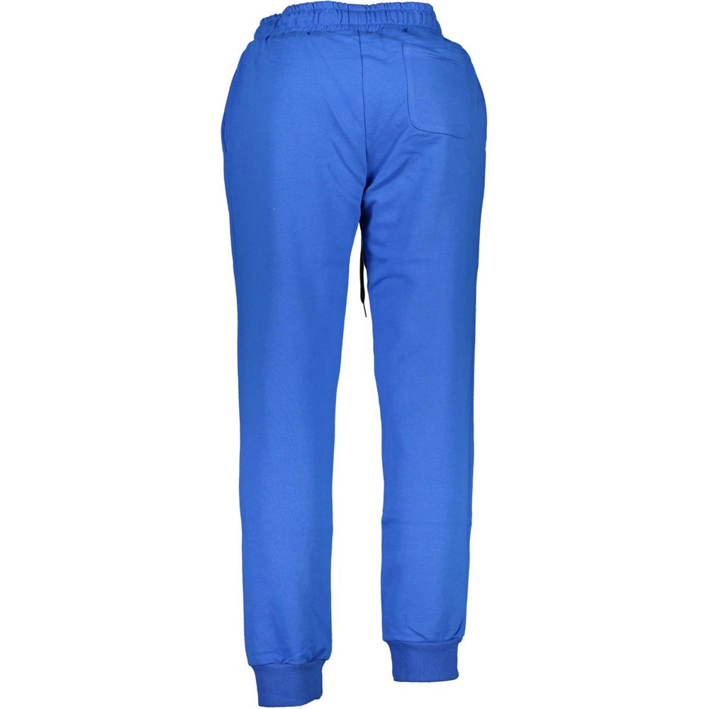 La Martina Blue Cotton Trousers
