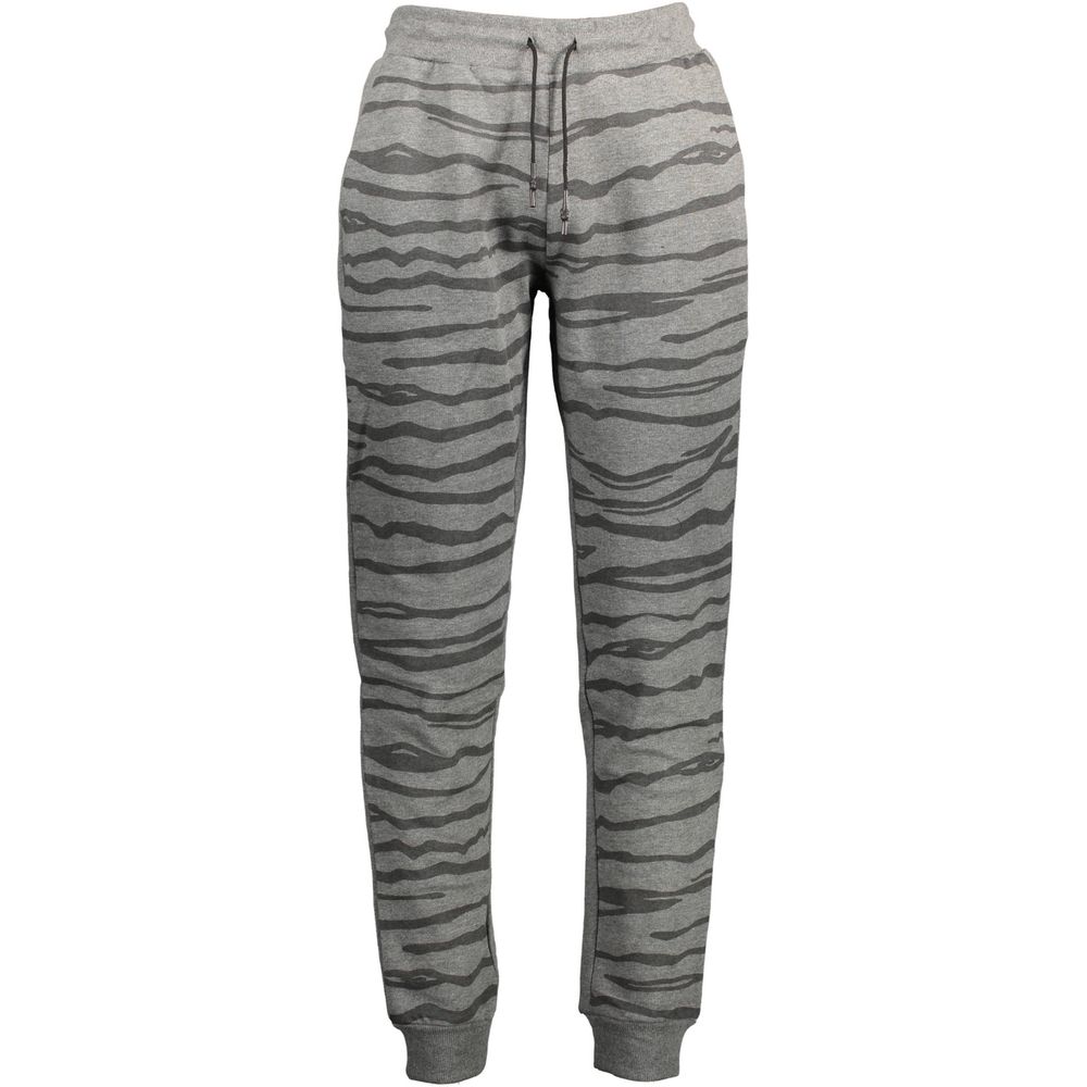 Cavalli Class Gray Cotton Trousers