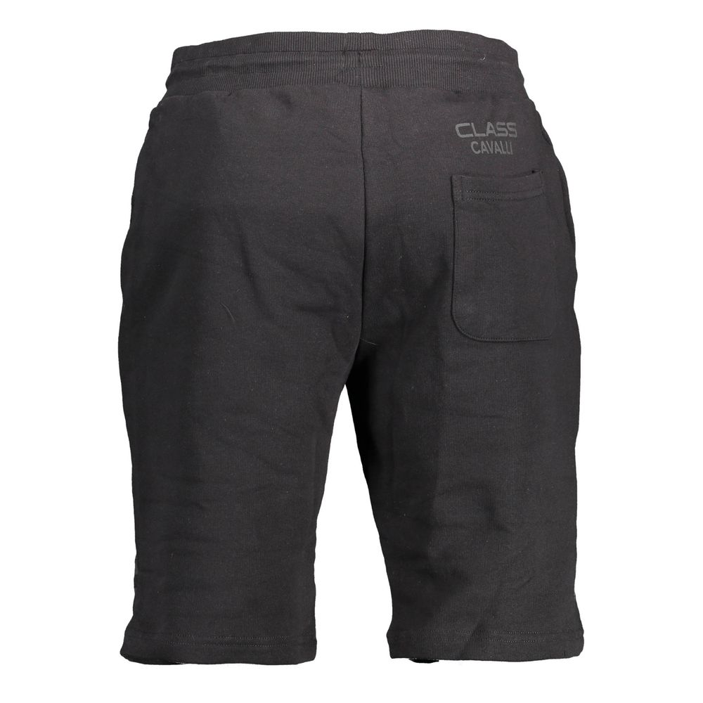 Cavalli Class Schwarze Baumwoll-Sweatpant für Herren