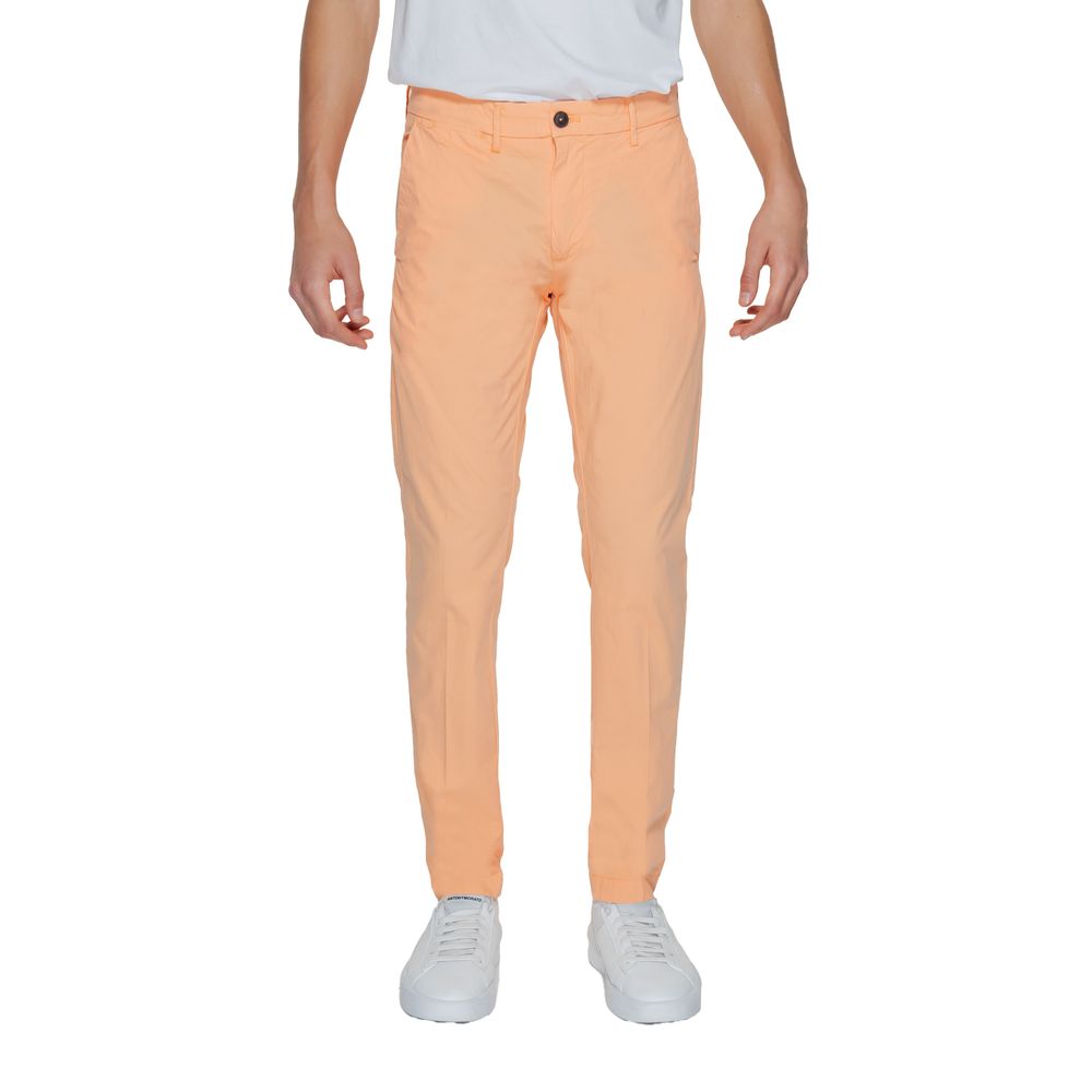 Borghese Orangefarbene Baumwollhose